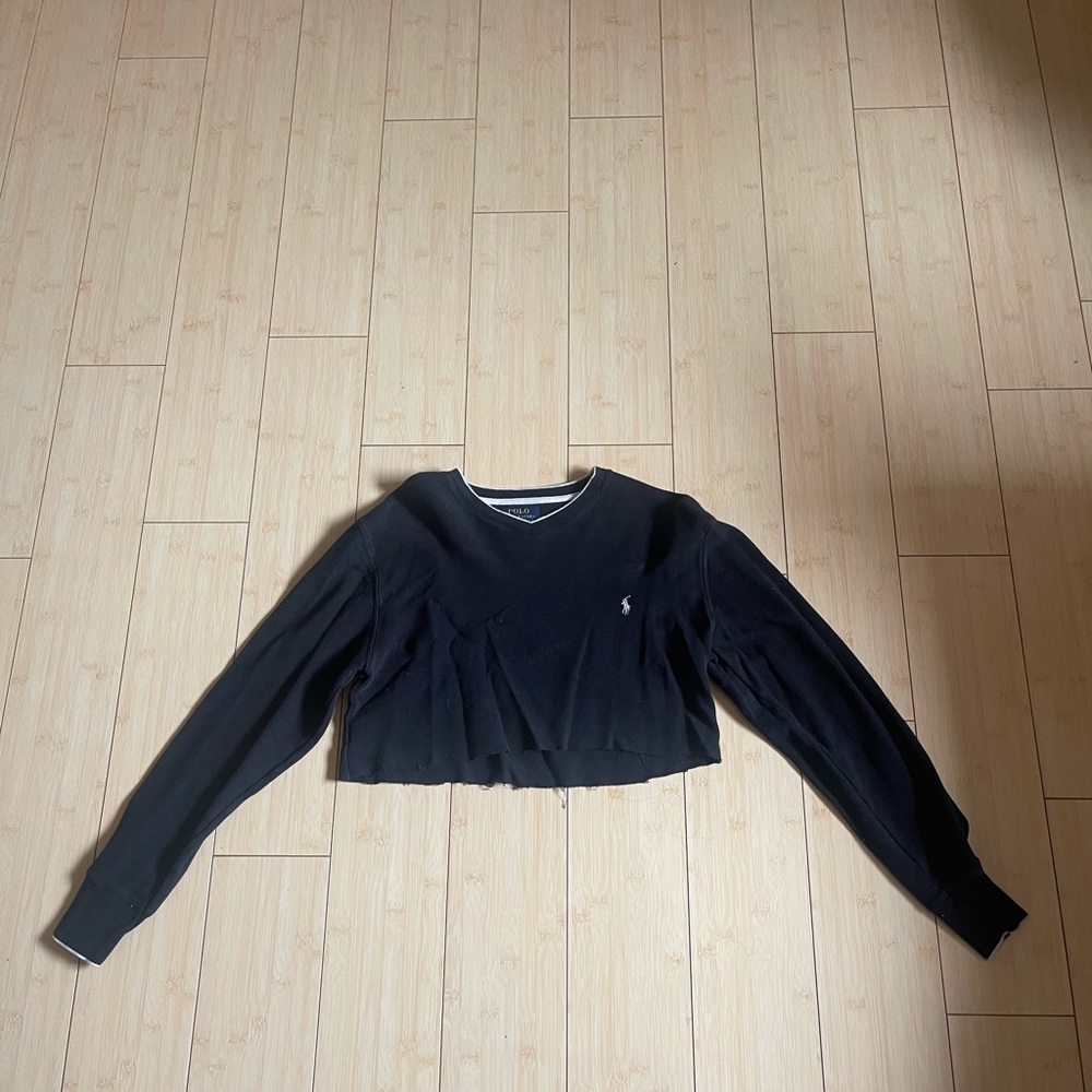 Cropped Polo Shirt